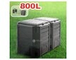 Plastový kompostér 800l, 2 moduly - černý MODULE COMPOGREEN