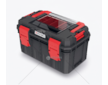 Plastový kufr, box na nářadí KXSA4530F X-BLOCK SOLID TOOLBOX ALU LOG KISTENBERG