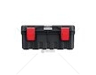 Plastový kufr, box na nářadí KXSA5530F X-BLOCK SOLID TOOLBOX ALU LOG KISTENBERG