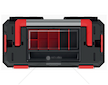Plastový kufr, box na nářadí KXSA5530F X-BLOCK SOLID TOOLBOX ALU LOG KISTENBERG