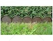 Plastový zahradní obrubník 10m, 90mm GARDEN LINE (Barva: Hnědá)