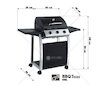Plynový gril G21 Texas BBQ 3 hořáky + zdarma redukční ventil