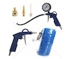 Pneumatická pistole sada manometr hadice kompresor 6 prvků