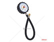 Pneuměřič s hadicí 30 cm 12 bar AMiO-04468
