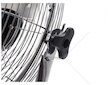 Podlahový ventilátor 120W, 45cm ocelový INOX GEKO
