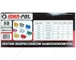 Pojistky automobilové (standart, mini), sada 80ks MAR-POL