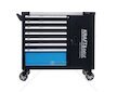 Pojízdný dílenský vozík se sadou nářadí 309 ks, 7 polic KRAFT&DELE