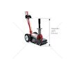 Pojízdný pneumatický hydraulický zvedák 22T MAR-POL