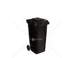 Popelnice 120 l, plastová černá - MAR-POL