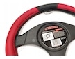 Potah na volant 37-39cm černo/červená