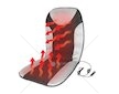 Potah sedadla vyhřívaný s termostatem 12V LADDER COMFORT