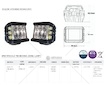 Pracovní LED světela 10-30V 45W s homologací - 2 ks