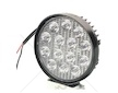 Pracovní světlo LED kulaté, 14 LED, 12-80V, 14x3W, FI 112mm, tloušťka 47mm