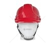 Přilba ochranná, nastavitelná, červená - GEKO
