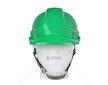 Přilba ochranná, nastavitelná, zelená - GEKO