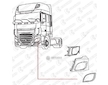 RAMKA REFLEKTORA DAF XF106 LEWA COVIND COV/XF6/89