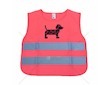 Reflexní vesta dětská růžová DOG AMiO-03990