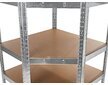 Regál policový rohový 180×40×70 cm, 175 kg, kovový - GEKO