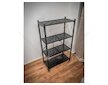 Regál Racks RAW4T, kovový, na kolečkách, 4 police, 1270 x 720 x 340 mm, 200 kg