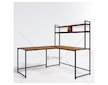Rohový psací stůl - Hanah Home Study Desk L203 Walnut