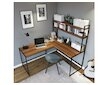 Rohový psací stůl - Hanah Home Study Desk L203 Walnut
