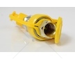 Rychlospojka hydraulická M22x1,5 komplet zásuvka +zástrčka kovová žlutá JC099