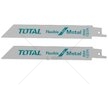 Sada 2ks pilových plátků pro ocasovou pilu na kov, 150mm, TOTAL