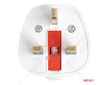 Sada cestovních adaptérů s pojistkou EU–UK 13A 250V 10ks AMiO-04858