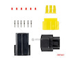 Sada elektrických konektorů vodotěsných 3 PIN 2,2 mm AMiO-04347