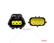 Sada elektrických konektorů vodotěsných 3 PIN 2,2 mm AMiO-04347