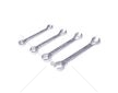 Sada klíčů na brzdové trubky 4ks 8-17mm KRAFT&DELE