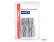 Sada magnetických nástrčných klíčů 5el. 8×65mm AMIO-04938
