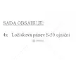 Sada ojničních ložisek s50 ( 4xdíra,4xbez díry ) | S96.3083