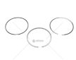 Sada pístních kroužků KOLBENSCHMIDT 800072210000