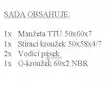 Sada těsnění k hydraulickému válci | 93-8027