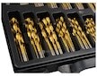 Sada titanových vrtáků do železa HSS 170ks GEKO