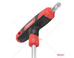 Sada torx klíčů s příčnou rukojetí 8 kusy AMIO-04827
