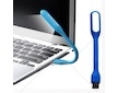 Silikonová LED lampička do USB 5V 1,2W, 6 LED, 170x18,5x9mm, modrá