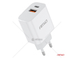 Síťová nabíječka PRO-09 USB+USB-C 20W Quick Charge 230V AMiO-02935
