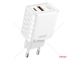Síťová nabíječka Quick Charger GaN 38W USB-A + USB-C AMiO-04287
