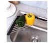 Skládací odkapávač na nádobí do dřezu