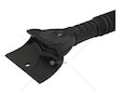 Škrabka s košťátkem BLACK teleskopická 77-100cm COMPASS
