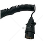 Spirálový kabel 7 pin 12V 6 m