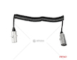 Spirálový kabel TIR 2x 7 PIN typ N 5m 24V AMIO-04379