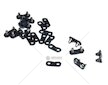 Spojka řetězu pro řetězové pily 3/8", 1,3mm, balení 10ks GEKO