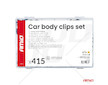 Spony a příchytky na čalounění vozidel 415 ks AMiO-04738