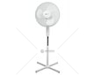 Stojanový ventilátor 40 cm, 45 W, bílý - STREND PRO