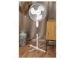 Stojanový ventilátor 40 cm, 45 W, bílý - STREND PRO