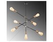 Stropní světlo, lustr 10350 Black Antique 230V, E27 - OPVIQ CHANDELIER BESTE
