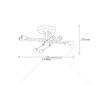 Stropní světlo, lustr 1322 Black 230V, E27 - OPVIQ CHANDELIER EXHAUST
